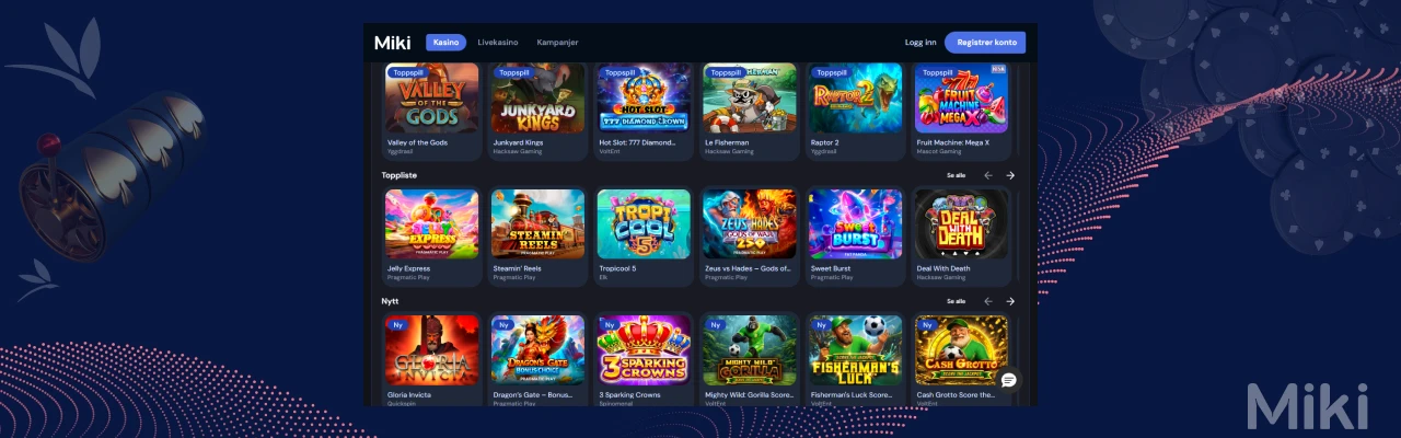 Miki casino game